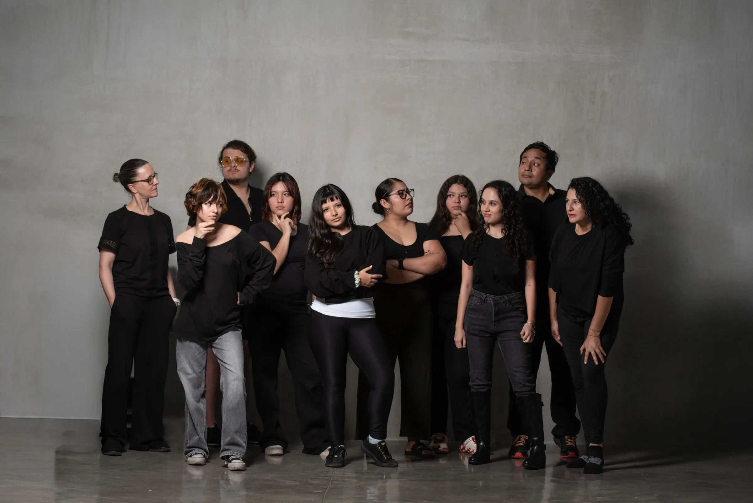 Estudiantes de agrupación de teatro
